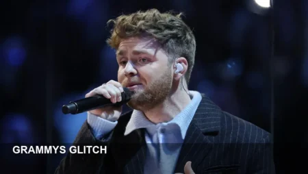 Alex Warren Stumbles, Then Recovers at Grammys Debut