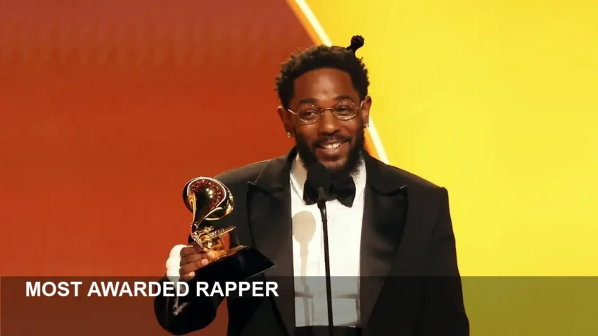 Kendrick Lamar Becomes Most-Awarded Rapper at Grammys