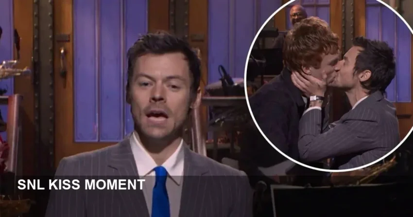 Harry Styles Claps Back on SNL and Shares a Bold Kiss