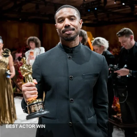Michael B. Jordan Wins Best Actor — Historic Oscar Night