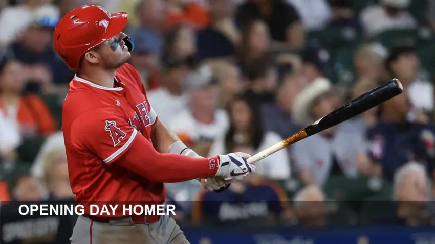Mike Trout’s Opening Day homer sparks Angels' win