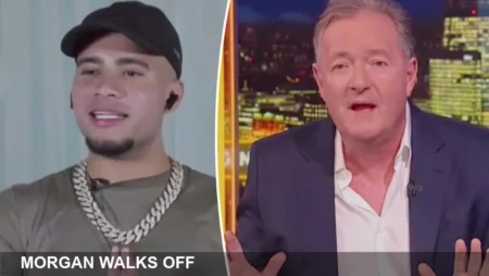 Piers Morgan Walks Off After Guest Mocks Celia Walden