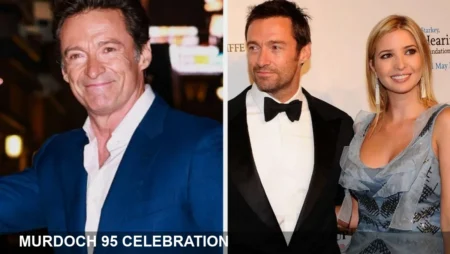 Hugh Jackman Sings at Rupert Murdoch’s 95th Birthday Bash