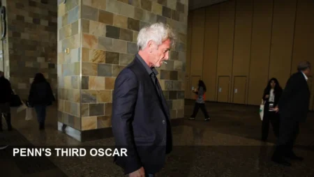Sean Penn Wins Third Oscar — Misses Ceremony for Ukraine Trip