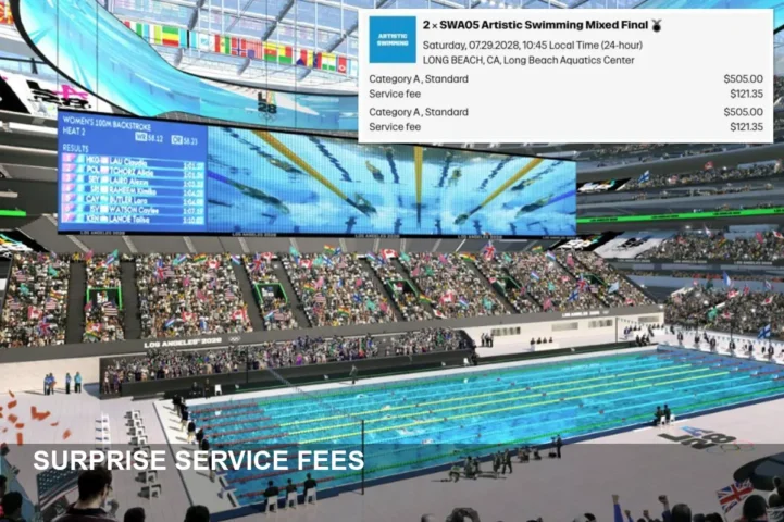 LA28 Fans Outraged by 24% Fees and Presale Glitches