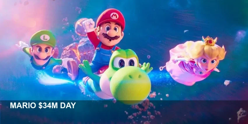 Super Mario Galaxy Movie: $34M Opening Day and Fox Cameo
