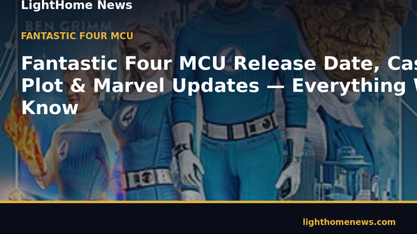 The Fantastic Four MCU poster