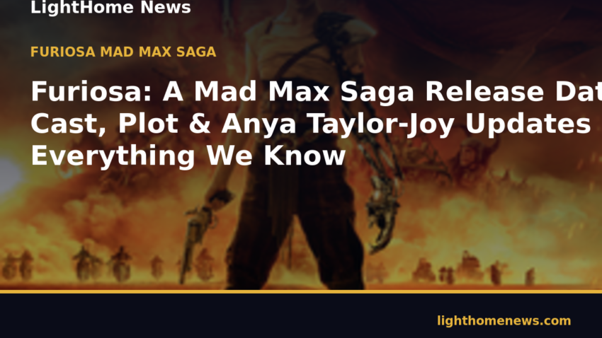 Furiosa: A Mad Max Saga movie poster