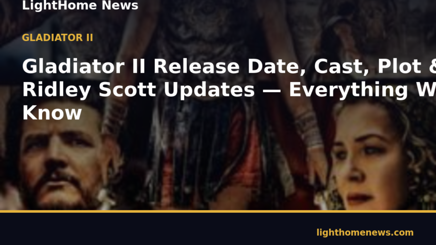 Gladiator II movie poster